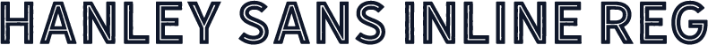 Hanley Sans Inline Reg