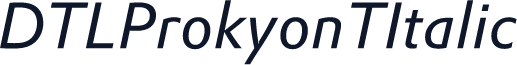 DTLProkyonTItalic