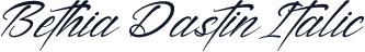 Bethia Dastin Italic