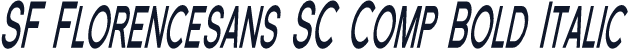 SF Florencesans SC Comp Bold Italic