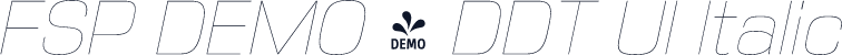 FSP DEMO - DDT Ul Italic