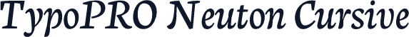 TypoPRO Neuton Cursive