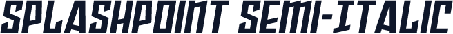Splashpoint Semi-Italic