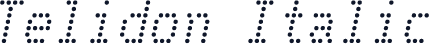 Telidon Italic