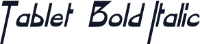 Tablet  Bold Italic