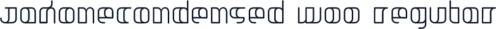 JakoneCondensed W00 Regular