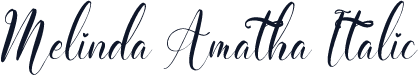 Melinda Amatha Italic
