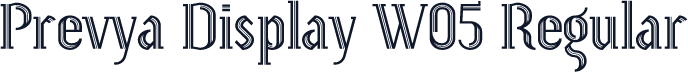 Prevya Display W05 Regular
