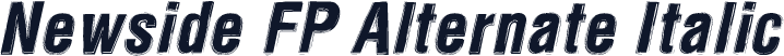 Newside FP Alternate Italic