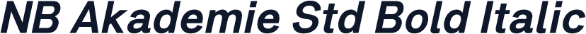 NB Akademie Std Bold Italic