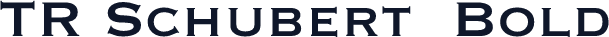 TR Schubert  Bold