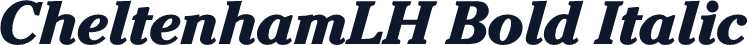 CheltenhamLH Bold Italic