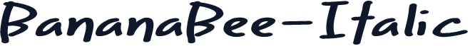BananaBee-Italic