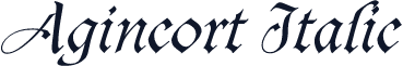 Agincort Italic