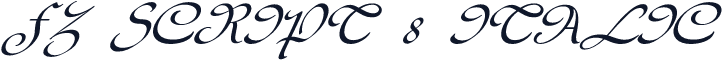 FZ SCRIPT 8 ITALIC