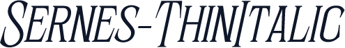 Sernes-ThinItalic