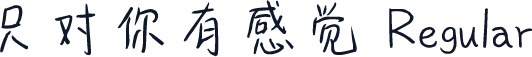 只对你有感觉 Regular