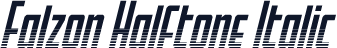 Falzon Halftone Italic