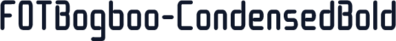 FOTBogboo-CondensedBold