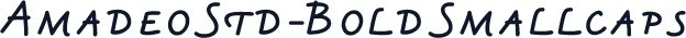 AmadeoStd-BoldSmallcaps