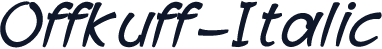 Offkuff-Italic