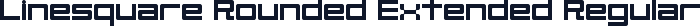 Linesquare Rounded Extended Regular