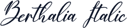 Berthalia Italic