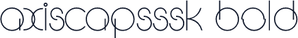 AxisCapsSSK Bold
