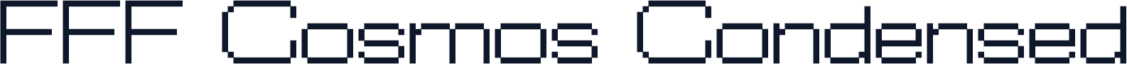 FFF Cosmos Condensed