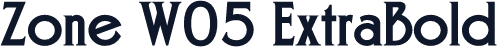 Zone W05 ExtraBold