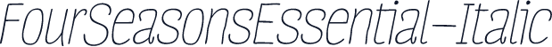 FourSeasonsEssential-Italic