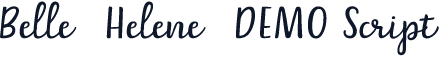 Belle-Helene-DEMO Script