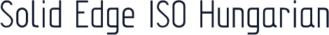 Solid Edge ISO Hungarian
