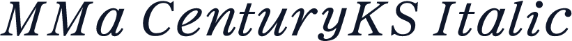 MMa CenturyKS Italic