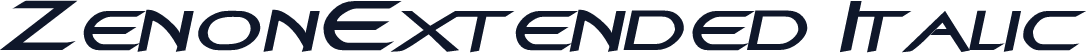 ZenonExtended Italic