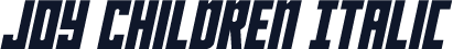 Joy Children Italic