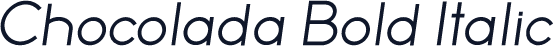 Chocolada Bold Italic