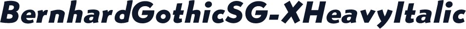 BernhardGothicSG-XHeavyItalic