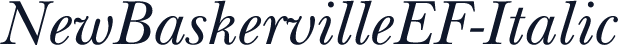 NewBaskervilleEF-Italic