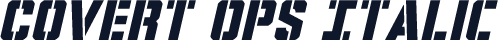 Covert Ops Italic