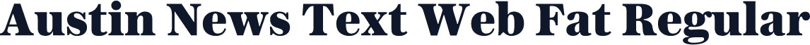 Austin News Text Web Fat Regular