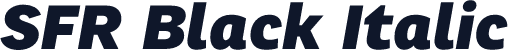 SFR Black Italic