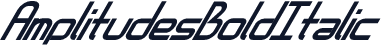 AmplitudesBoldItalic