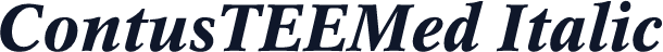 ContusTEEMed Italic