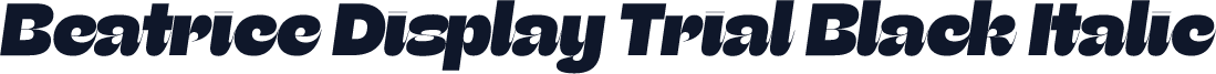 Beatrice Display Trial Black Italic