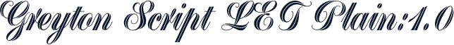 Greyton Script LET Plain:1.0