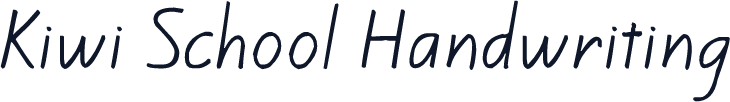 Kiwi School Handwriting