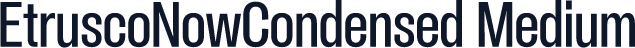 EtruscoNowCondensed Medium