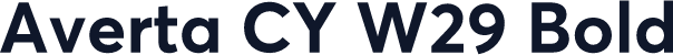 Averta CY W29 Bold