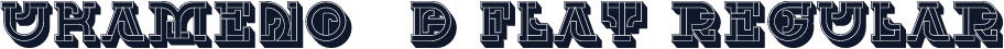 UKAMENO 3D Flat Regular